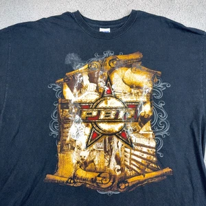 PBR Herren 2XL 2014 Ford Tough Rodeo Tour schwarz Grafik T-Shirt Pro Bull Riding - Bild 1 von 7