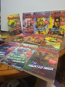 Goosebumps Books  10 Very Good Condition. Scholastic - Picture 1 of 13