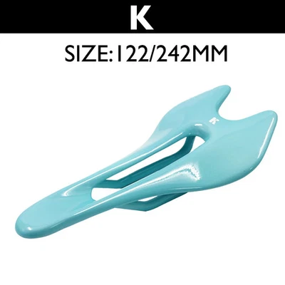  Sillín de fibra de carbono 32/122x242 mm asiento de bicicleta ultraligero para carretera/montaña/ciudad Foto 1 de 4