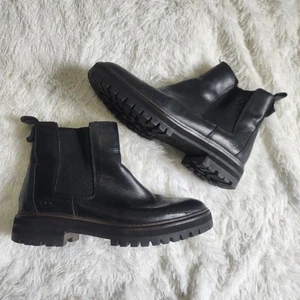 Timberland schwarz Leder Chelsea Stiefeletten dehnbar elastisch Damengröße 9 - Bild 1 von 7