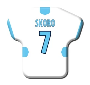 Calamita Simile a T-Shirt Calcio Stagione 2000/2001 Marseille 7 Alen Skoro - Picture 1 of 9