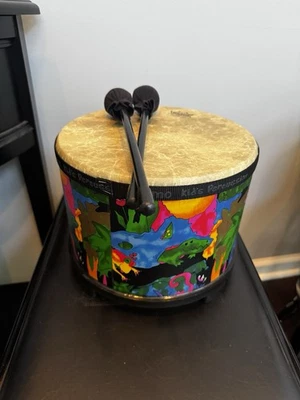 "Tambor REMO Kids Percusión Rain Forest Floor Tom de 10"" con 2 mazos" Foto 1 de 3