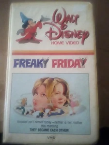 VHS Walt Disney Freaky Friday In Original White Clamshell Jodie Foster - Picture 1 of 3