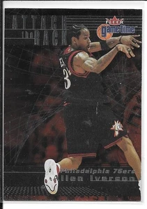 ALLEN IVERSON 2000-01 FLEER GAME TIME ATTACK THE RACK 5 PHILADELPHIA 76ERS HOF - Picture 1 of 1