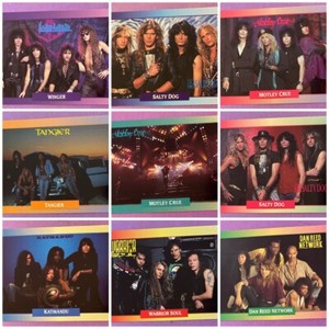 1991 Brockum Rock Cards Singles **You Pick Complete Your Set**