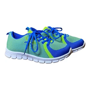 Greater Good Shoes With Dragon Fly Details Blue & Green Women’s Size 8 Sneakers - Picture 1 of 9