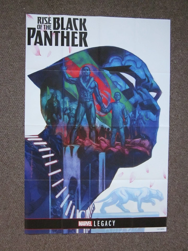 Marvel Comics Black Panther Rise Of The Black Panther Superhero Poster 36x24" - image 1 of 1