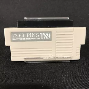 Vintage T89 Cartridge Converter NES Nintendo Famicom - 72 60 Pin Adapter ! - Bild 1 von 4