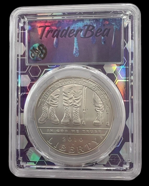 2010-W PCGS MS69 Disabled Veterans Commemorative, FREE SHIPPING, 11/7/24 - Image 1 of 2