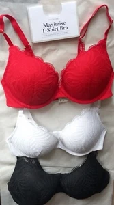 2 SIZES BIGGER MAXIMISE TRIPLE THICK BOOB JOB SUPERBOOST BOMBSHELL BRA PRIMARK - Picture 1 of 11