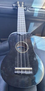 Hamano U-30BK Colorful Soprano Ukulele - Black Good Condition - Picture 1 of 4