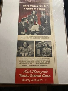 1943 Merle Oberon R.C. Cola ad - Picture 1 of 1