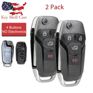 2 Flip Key Fob Remote Case SHELL for 2019 2020 2021 Ford Transit N5F-A08TDA - Picture 1 of 8
