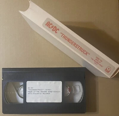 AC/Dc Thunderstruck 1990 US Atco Records 1 Track Promo Nur Vhs-Video Band Minty - Bild 1 von 3