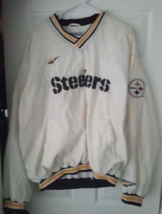 Pittsburgh Steelers, NFL, Pro Line, Pullover Windbreaker Jacket XL, Vintage 90's - Picture 1 of 13