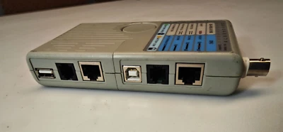 Remote cable tester cavi rete 4 in 1 multifunzione RJ45/RJ11/USB/BNC Cat5 Cat6 - Immagine 1 di 4