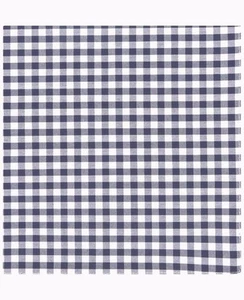 $95 Bloomingdales Men'S Handkerchief White Blue Check Classic Suit Pocket Square - Picture 1 of 3