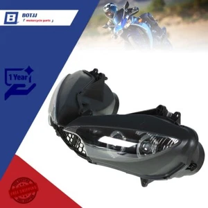 Front Headlight Headlamp Fit For Yamaha 2003-2005 YZF R6 & 2006-2009 R6S Black - Picture 1 of 8