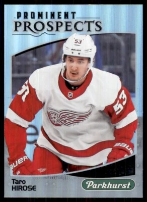 2019-20 Parkhurst Prominent Prospects #PP-8 Taro Hirose Detroit Red Wings - Image 1 of 2