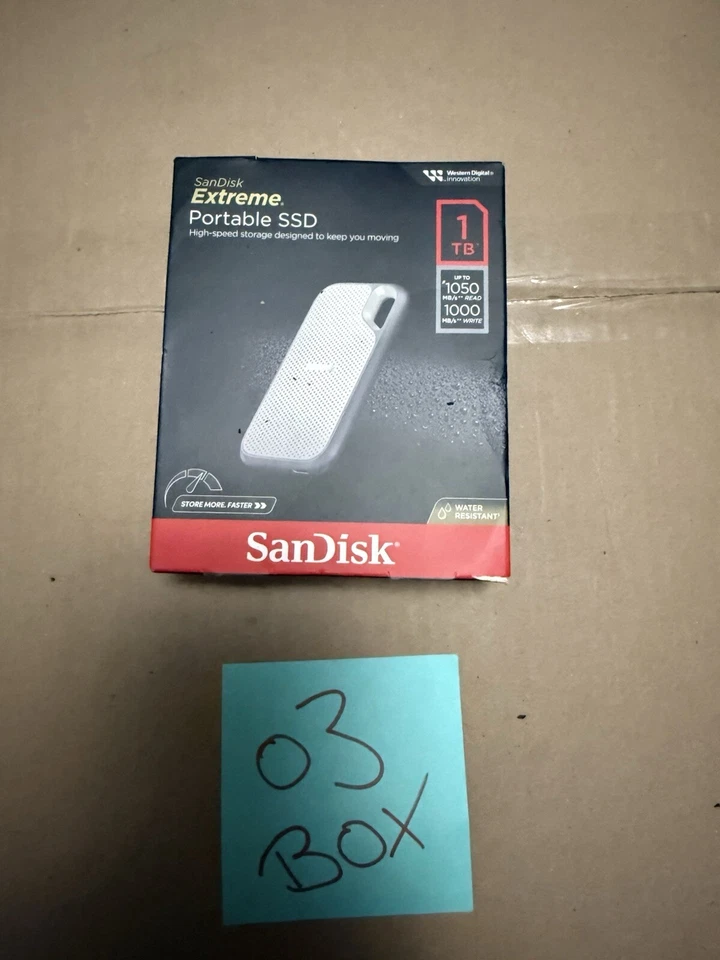 Ssd  Sandisk Portable  1 Tb  Color Grey Brand New - Image 1 of 1