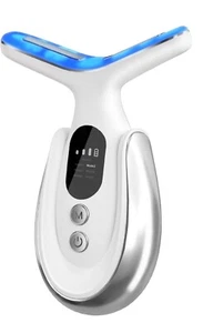 Face Neck Anti Wrinkle Lifting Beauty Device LED Photon Therapy Skin Tightening - Picture 1 of 3