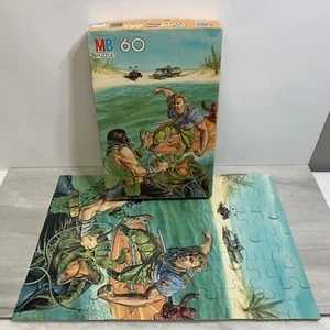 1987 G.I. Joe Milton Bradley 60pc Puzzle Vintage Real American Hero Complete - Picture 1 of 5