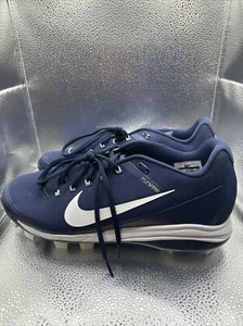Scarpe da baseball Nike Air Clipper Flywire Max Air blu navy/bianco 895769-414 taglia 14 - Foto 1 di 4