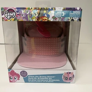 MY LITTLE PONY PINKIE PIE BRICKY BLOCKS BUILD ON SNAPBACK HAT CAP OSFM NEW - Picture 1 of 11