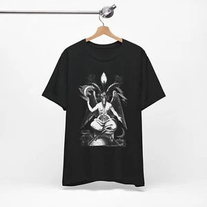 Camiseta Baphomet, Eliphas Caballeros Templarios Diablo Oculto Satán Sociedad Secreta - Imagen 1 de 11