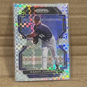 2022 Panini Prizm Power Plaid Randy Johnson 42/75 Arizona Diamondbacks