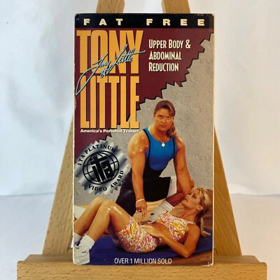 Tony Little's Fat Free: Upper Body & Abdominal Reduction (1993) VHS Video - Nice - Image 1 of 4