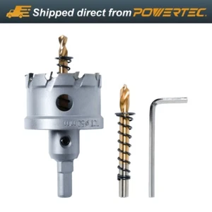 Powertec 2" Hartmetall Lochsäge für Weich- & Hartmetall | hartmetallbestückt - Bild 1 von 7