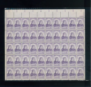United States 3¢ Devils Tower Wyoming Postage Stamp #1084 MNH Sheet - Picture 1 of 1
