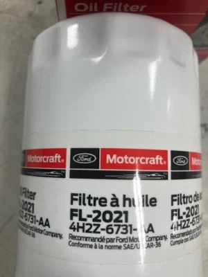 FILTRO DE ACEITE ORIGINAL FORD FL-2021 FORD THUNDERBIRD Y LINCOLN LS Foto 1 de 2