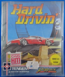 PC -- HARD DRIVIN` (DOMARK - 3,5" DISK) - Picture 1 of 4