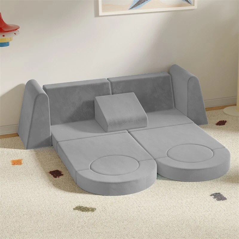 Sofá de Juego Modular para Niños para Sala de Juegos Dormitorio, Sofá 13 en 1, Juguete de Juego Grande para Niños Foto 1 de 4