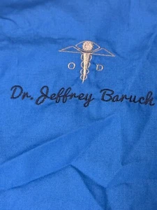 Dr.Jeffrey Baruck Wonder Work NWT  Blue Scrub Top Size 3XL - Picture 1 of 8