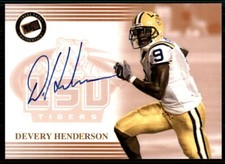 2004 Press Pass Autograph Bronze Devery Henderson Rookie LSU Tigers #NNO
