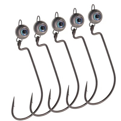 Reaction Tackle Tungsten Free Swing Jig Head- 5-Pack - Image 1 of 4