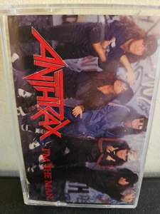 ANTHRAX I'm The Man 1987 CASSETTE TAPE EP HEAVY METAL THRASH SPEED RARE - Picture 1 of 5