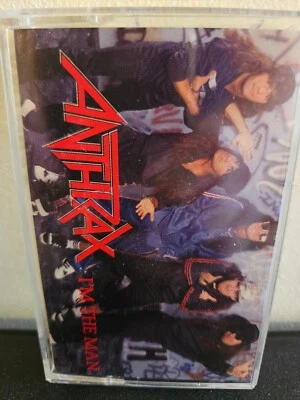 ANTHRAX I'm The Man 1987 CASSETTE TAPE EP HEAVY METAL THRASH SPEED RARE - Image 1 of 4