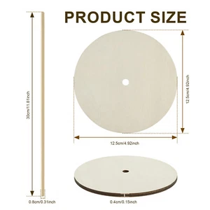 6 Pcs Donut Stand Holder for Dessert Table Wood Donut Holder Reusable WenlH .t - Picture 1 of 11