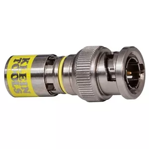 Klein Tools VDV813-613 Universal Compression Connector, BNC, RG6/6Q, Male, 35Pk - Picture 1 of 1