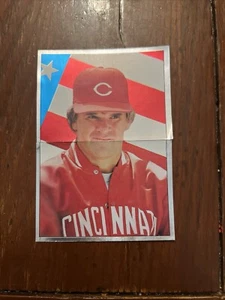 Pete Rose 1986 Topps Spring Fever  Sticker #1 & #2 -Cincinnati Reds - Picture 1 of 2