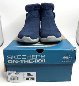 Stivali Skechers On The Go City 2 Cozy Vibe da donna 8 M Navy US - Foto 1 di 4