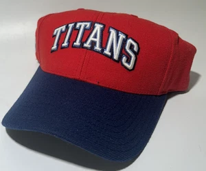 Vintage NFL Tennessee Oilers Titans Strapback Mütze Kappe bestickt Reebok Neu aus altem Lagerbestand - Bild 1 von 5