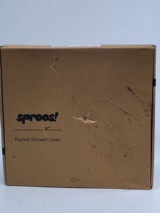 Sproos! - Revestimiento de Ducha Acanalado Rosa 72" X 72" - Evita Salpicaduras de Agua - Moderno - Imagen 1 de 4