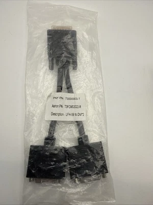 Cable DMS 8"" LFH 59 macho a doble hembra DVI Foto 1 de 4