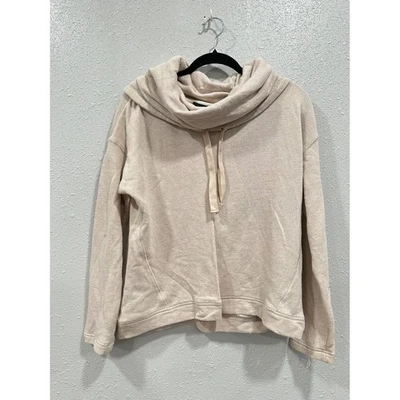 Lauren Jeans Co Ralph Lauren бежевый капот шеи пуловер толстовка женщин средний - Изображение 1 из 4
