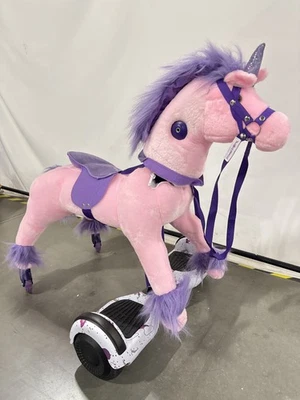 JUGUETE DE MONTAR POWER PONY PRINCESA ZUME V2: ANIMAL DE ACERO 8 MPH - ROSA Foto 1 de 4